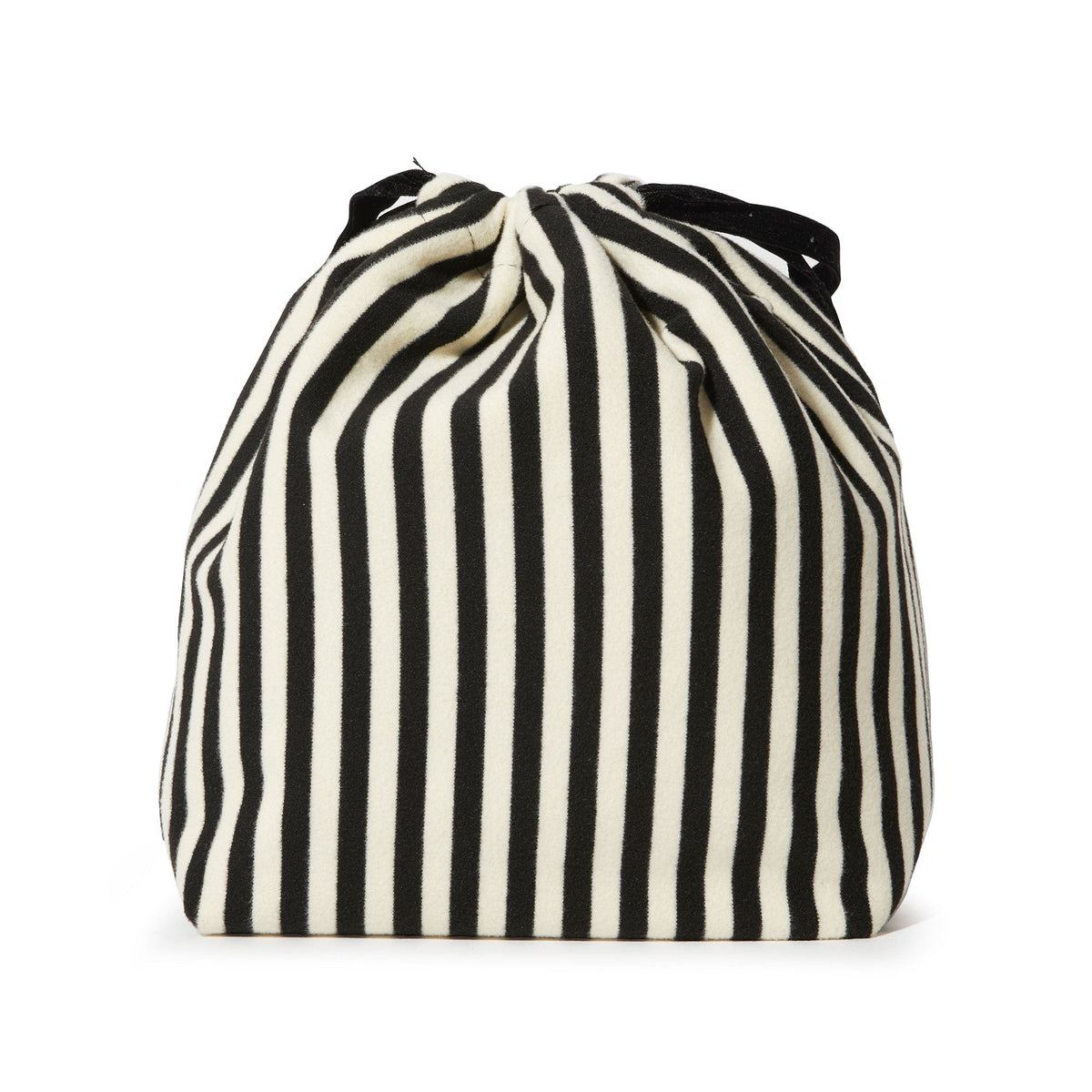 Lele Sadoughi CASE ONE SIZE / JET IVORY JET IVORY DRAWSTRING TRIPLE HEADBAND POUCH