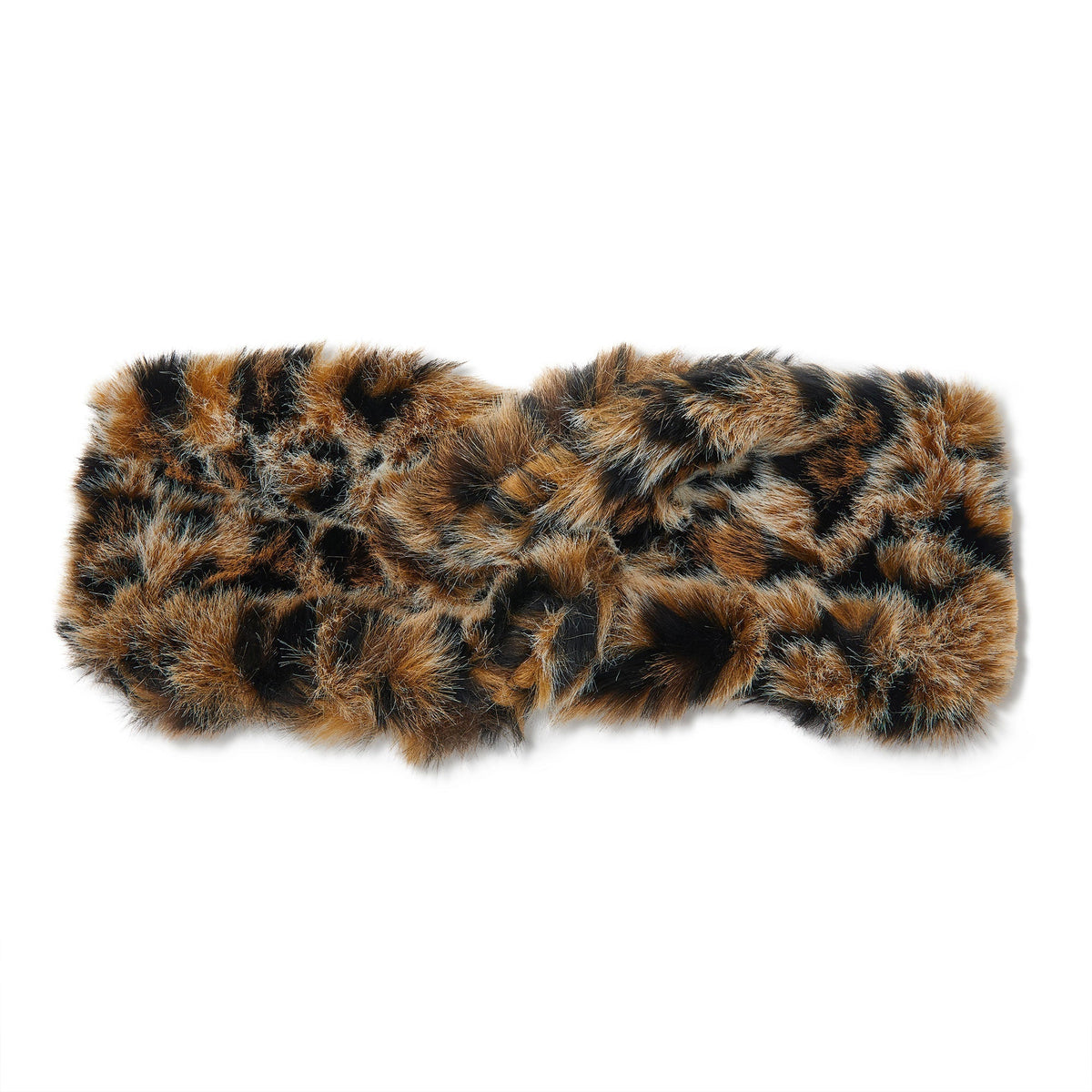 Lele Sadoughi COLD WEATHER ONE SIZE / LEOPARD LEOPARD FAUX FUR TWISTED EAR WARMER