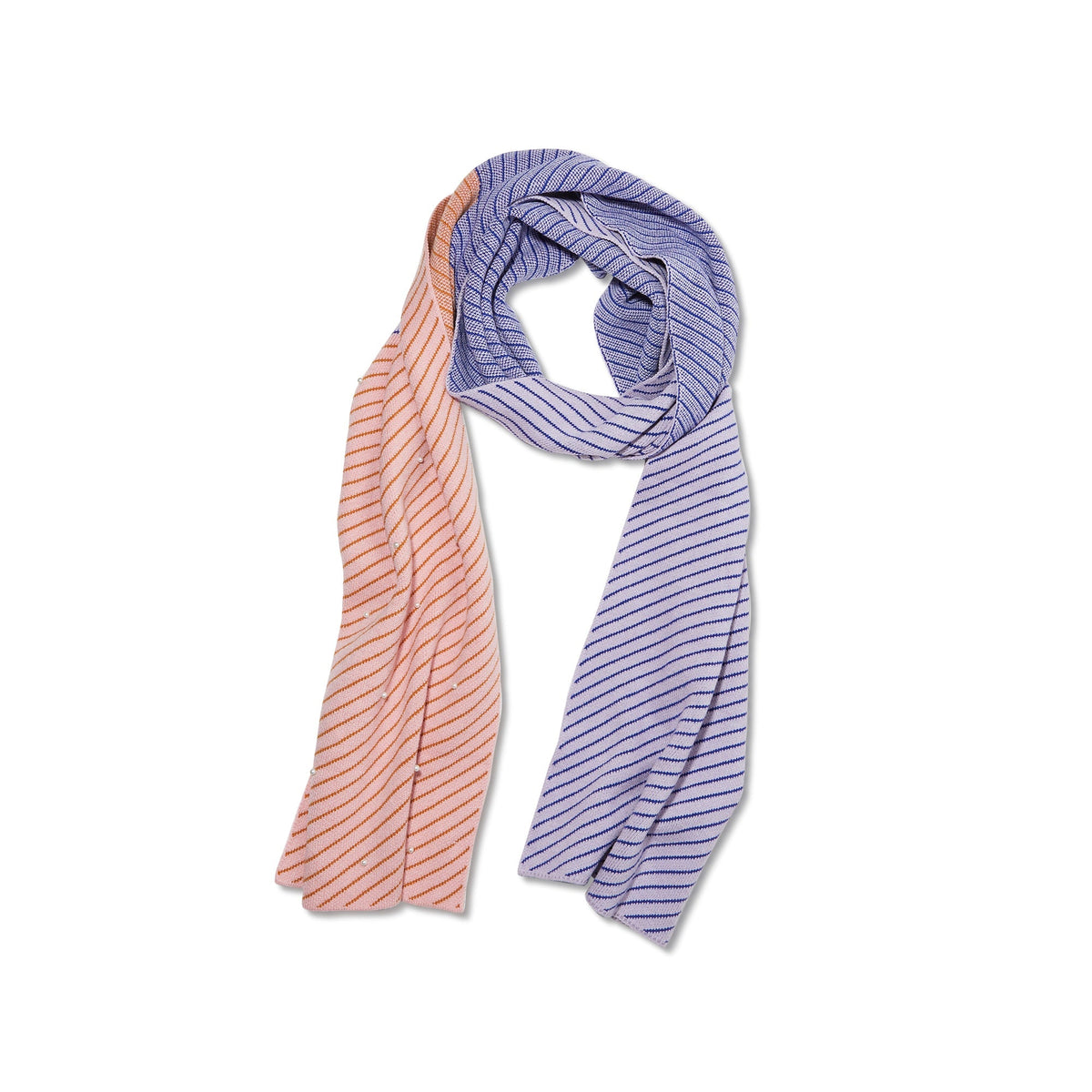 Lele Sadoughi COLD WEATHER ONE SIZE / SATURDAY STRIPE SATURDAY STRIPE RIBBED OVERSIZED SCARF