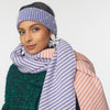 Lele Sadoughi COLD WEATHER ONE SIZE / SATURDAY STRIPE SATURDAY STRIPE RIBBED OVERSIZED SCARF