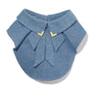 Lele Sadoughi COLLARS ONE SIZE / GOLDEN DENIM GOLDEN DENIM VICTORIA BOWTIE COLLAR
