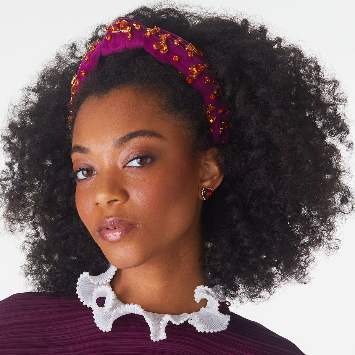 Lele Sadoughi COLLARS ONE SIZE / IVORY IVORY JULIANA PEARL FRAMED HIGH-NECK COLLAR