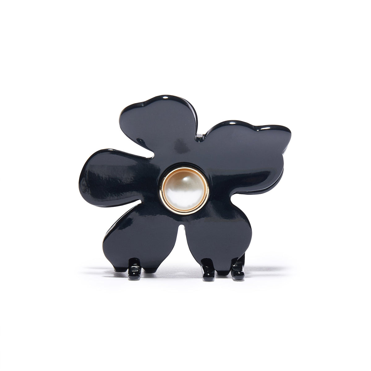 Lele Sadoughi HAIR ONE SIZE JET LILY CLAW CLIP