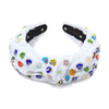 Lele Sadoughi HEADBANDS ONE SIZE / BIANCA MOSAIC BIANCA MOSAIC FIORE HEART VERONICA BOW HEADBAND