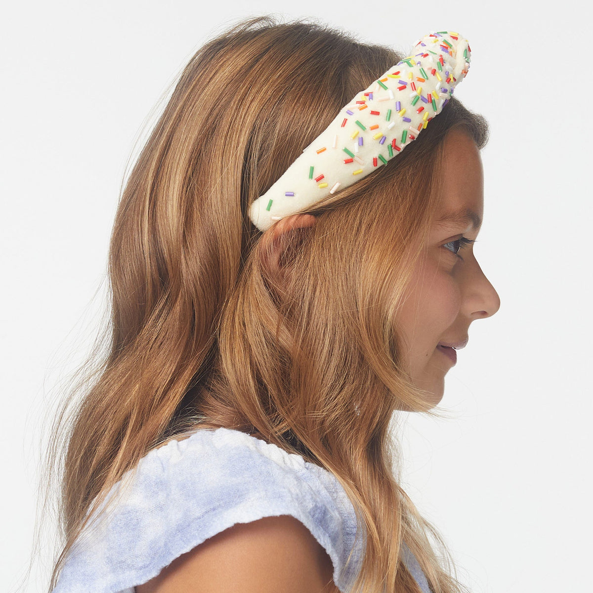 Lele Sadoughi HEADBANDS ONE SIZE / BUTTERCREAM BUTTERCREAM BIRTHDAY CAKE KIDS KNOTTED HEADBAND