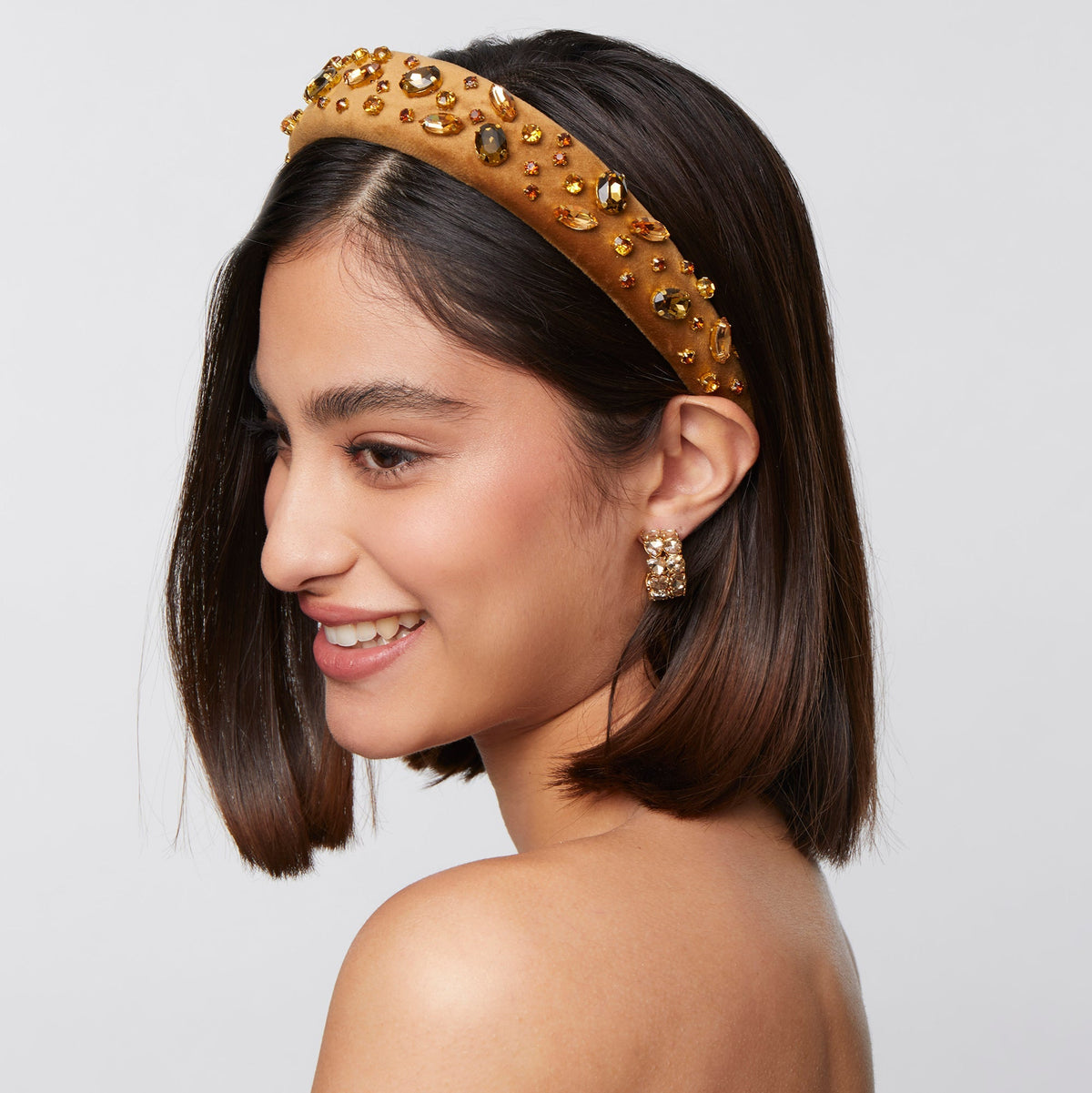 Lele Sadoughi HEADBANDS ONE SIZE CRYSTAL EMBELLISHED ALICE HEADBAND