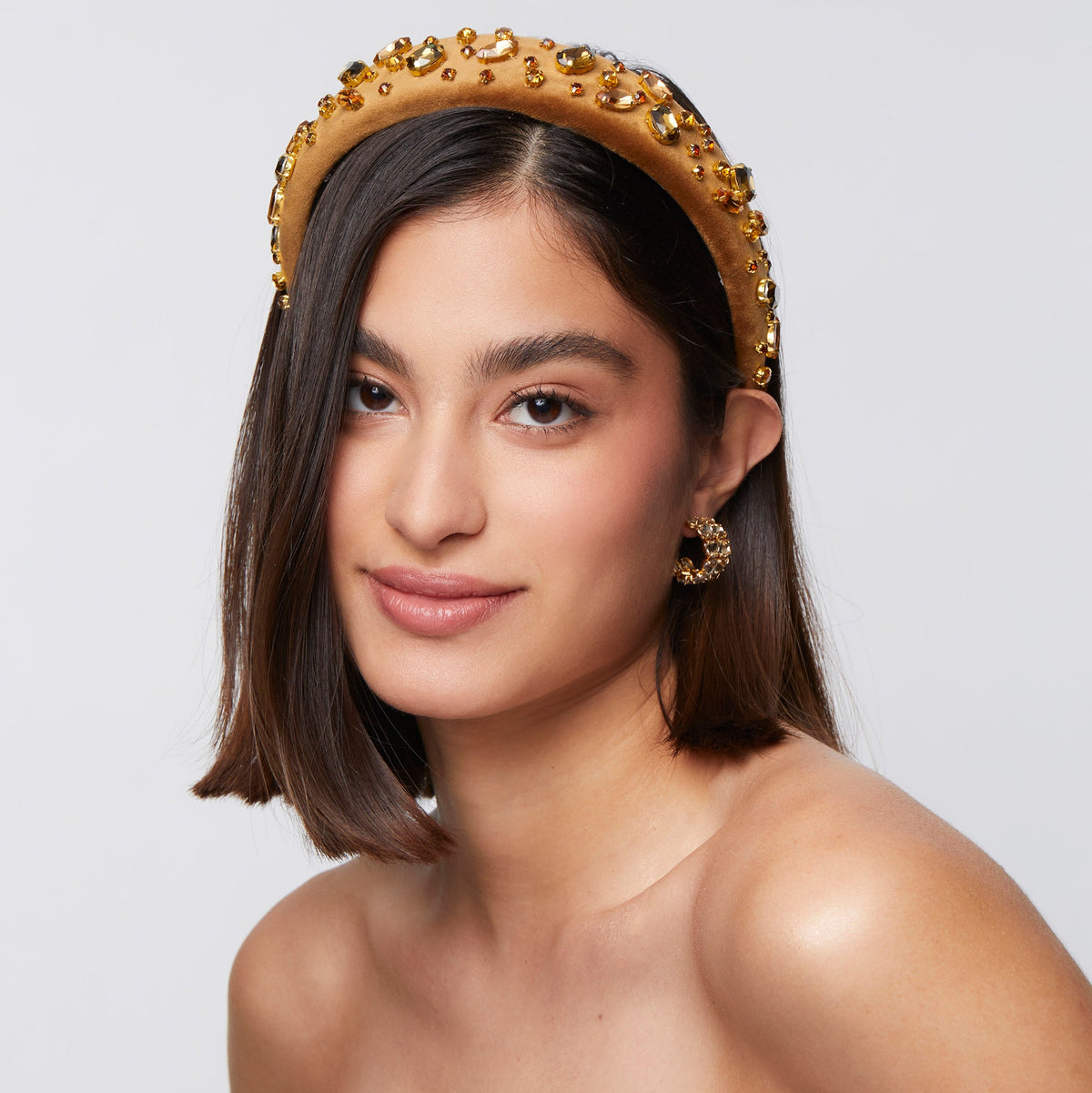 Lele Sadoughi HEADBANDS ONE SIZE CRYSTAL EMBELLISHED ALICE HEADBAND