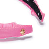 Lele Sadoughi HEADBANDS ONE SIZE / DAHLIA DAHLIA RUFFLE SHIRLEY HEADBAND