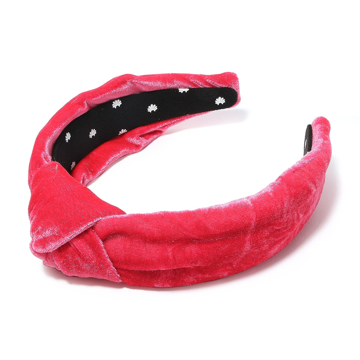 Lele Sadoughi HEADBANDS ONE SIZE / DAHLIA DAHLIA VELVET KNOTTED HEADBAND