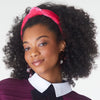 Lele Sadoughi HEADBANDS ONE SIZE / DAHLIA DAHLIA VELVET KNOTTED HEADBAND