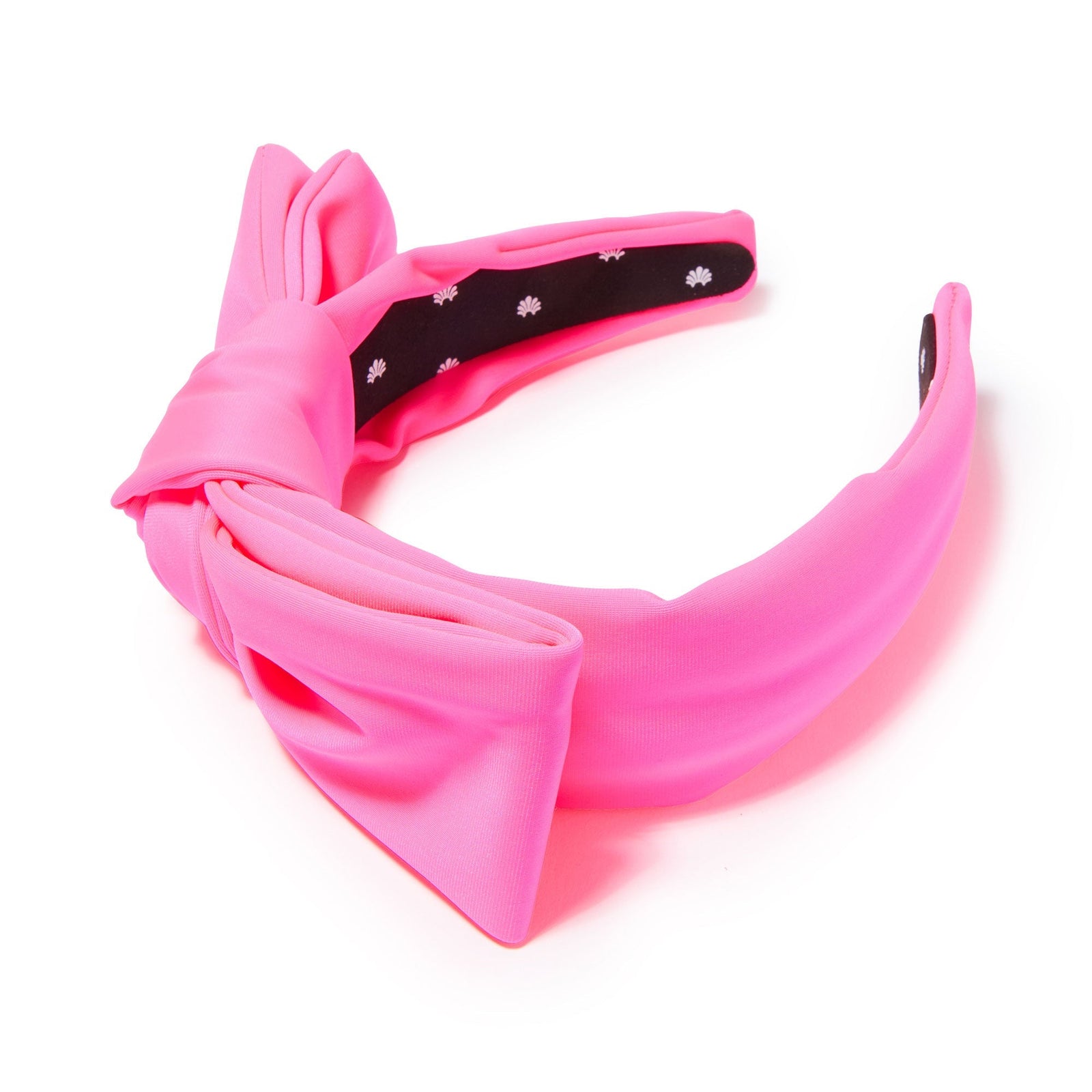Lele Sadoughi HEADBANDS ONE SIZE / HIBISCUS LELE SADOUGHI X ATLANTIC PACIFIC HIBISCUS NEOPRENE HOLLY BOW HEADBAND