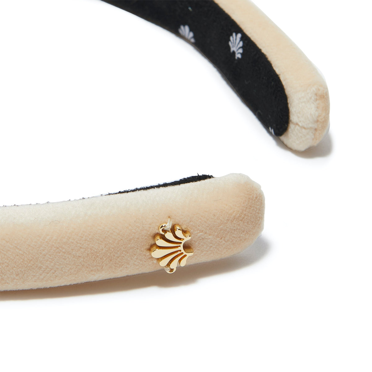 Lele Sadoughi HEADBANDS ONE SIZE / LATTE LATTE VELVET GIGI HEADBAND