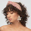 Lele Sadoughi HEADBANDS ONE SIZE / LILAC FROST LILAC FROST SWAROVSKI® TRESOR KNOTTED HEADBAND