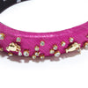 Lele Sadoughi HEADBANDS ONE SIZE / MAGENTA MAGENTA AQUARIUS ALICE HEADBAND