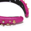Lele Sadoughi HEADBANDS ONE SIZE / MAGENTA MAGENTA AQUARIUS ALICE HEADBAND