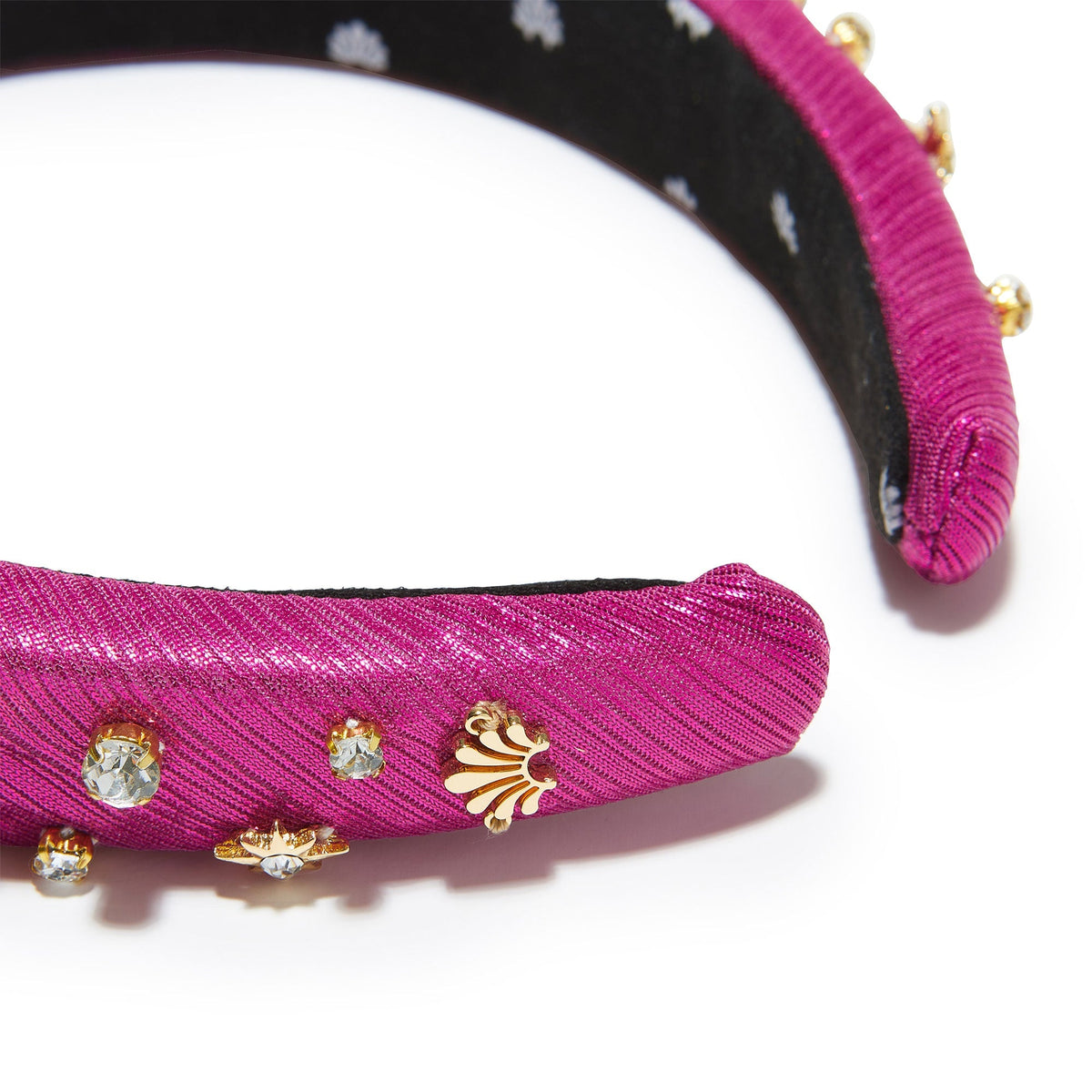 Lele Sadoughi HEADBANDS ONE SIZE / MAGENTA MAGENTA AQUARIUS ALICE HEADBAND