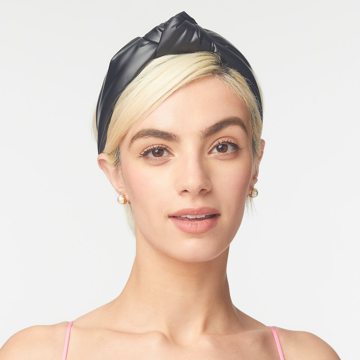 Lele Sadoughi HEADBANDS ONE SIZE / Matte Black Faux Leather BLACK FAUX LEATHER HEADBAND