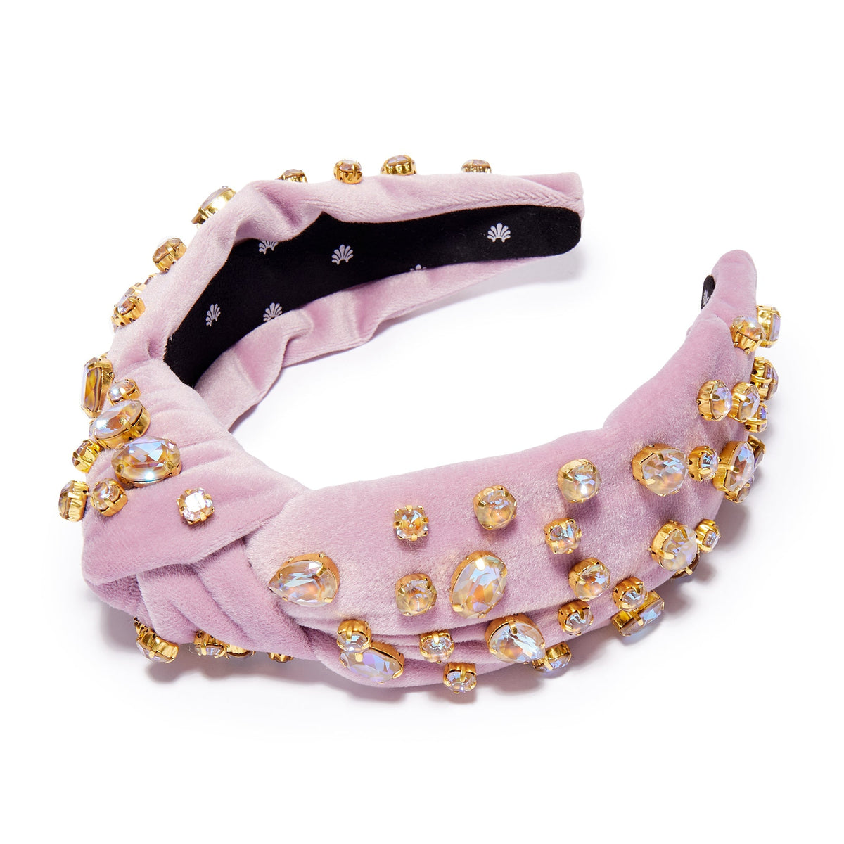 Lele Sadoughi HEADBANDS ONE SIZE / MIDNIGHT CONFETTI MIDNIGHT CONFETTI SWAROVSKI TRESOR KNOTTED HEADBAND