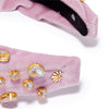 Lele Sadoughi HEADBANDS ONE SIZE / MIDNIGHT CONFETTI MIDNIGHT CONFETTI SWAROVSKI TRESOR KNOTTED HEADBAND