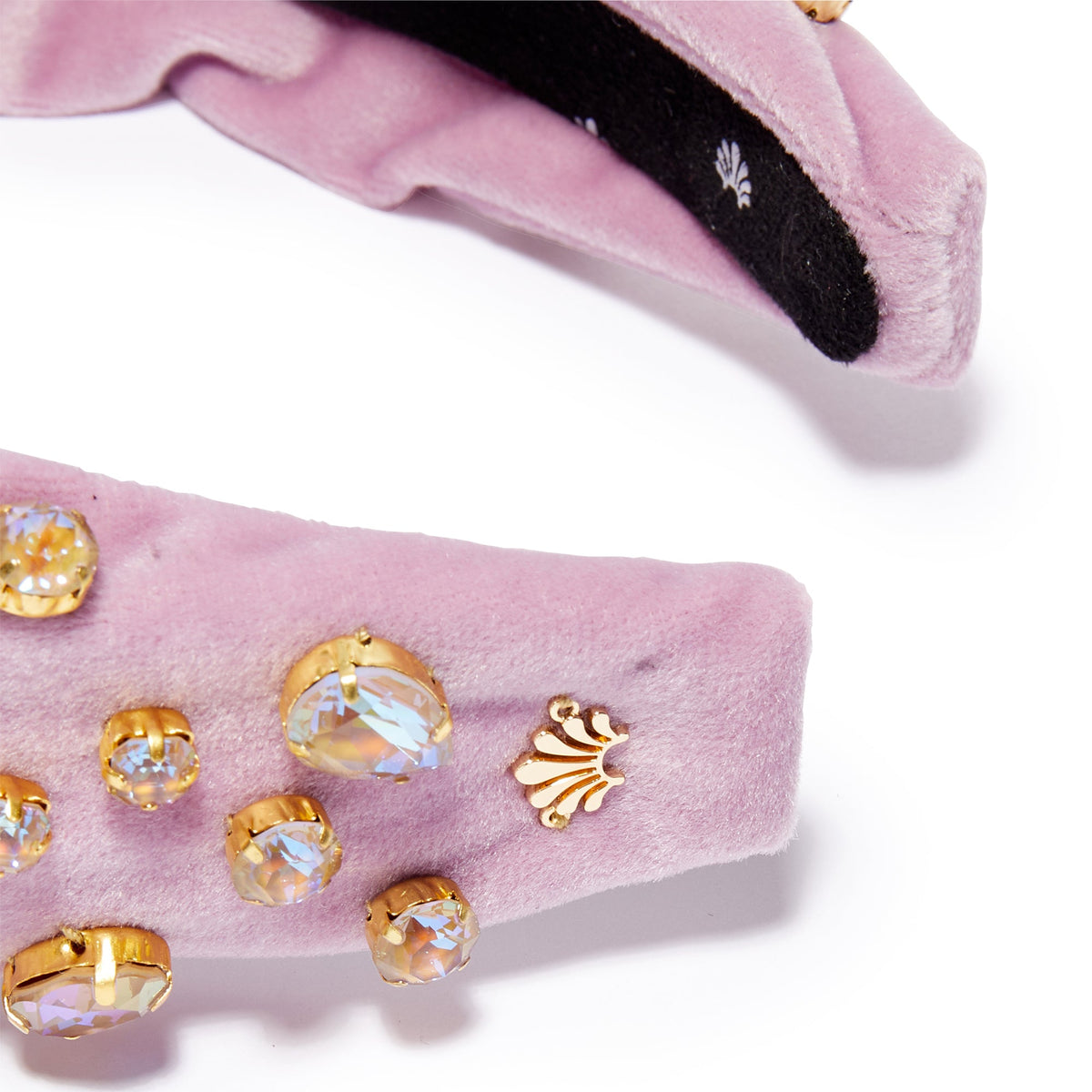 Lele Sadoughi HEADBANDS ONE SIZE / MIDNIGHT CONFETTI MIDNIGHT CONFETTI SWAROVSKI TRESOR KNOTTED HEADBAND