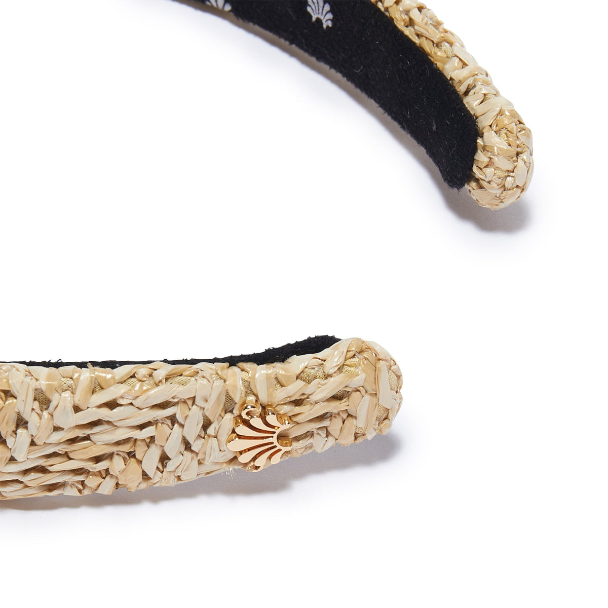 Lele Sadoughi HEADBANDS ONE SIZE / NATURAL NATURAL RAFFIA BESSETTE HEADBAND