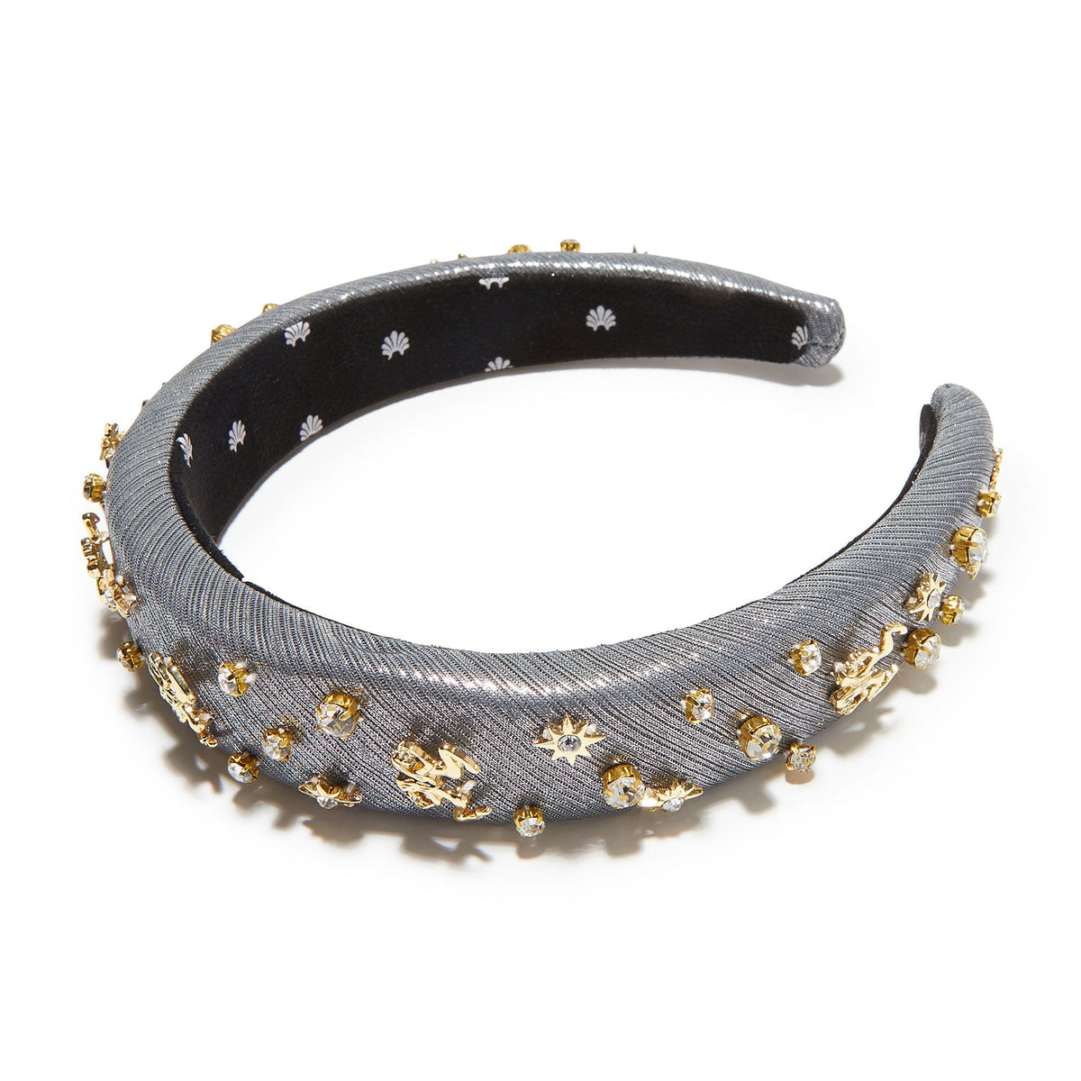 Lele Sadoughi HEADBANDS ONE SIZE / PEWTER PEWTER GEMINI ALICE HEADBAND