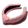 Lele Sadoughi HEADBANDS ONE SIZE / PINK PINK KNITTED KNOTTED HEADBAND
