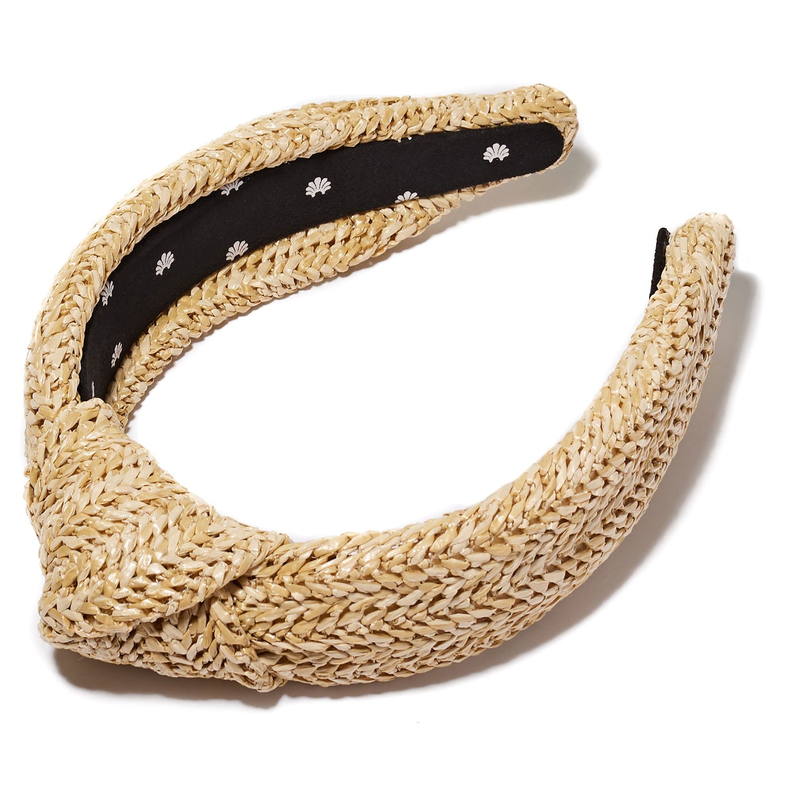 Lele Sadoughi HEADBANDS ONE SIZE / RAFFIA RAFFIA KNOTTED HEADBAND