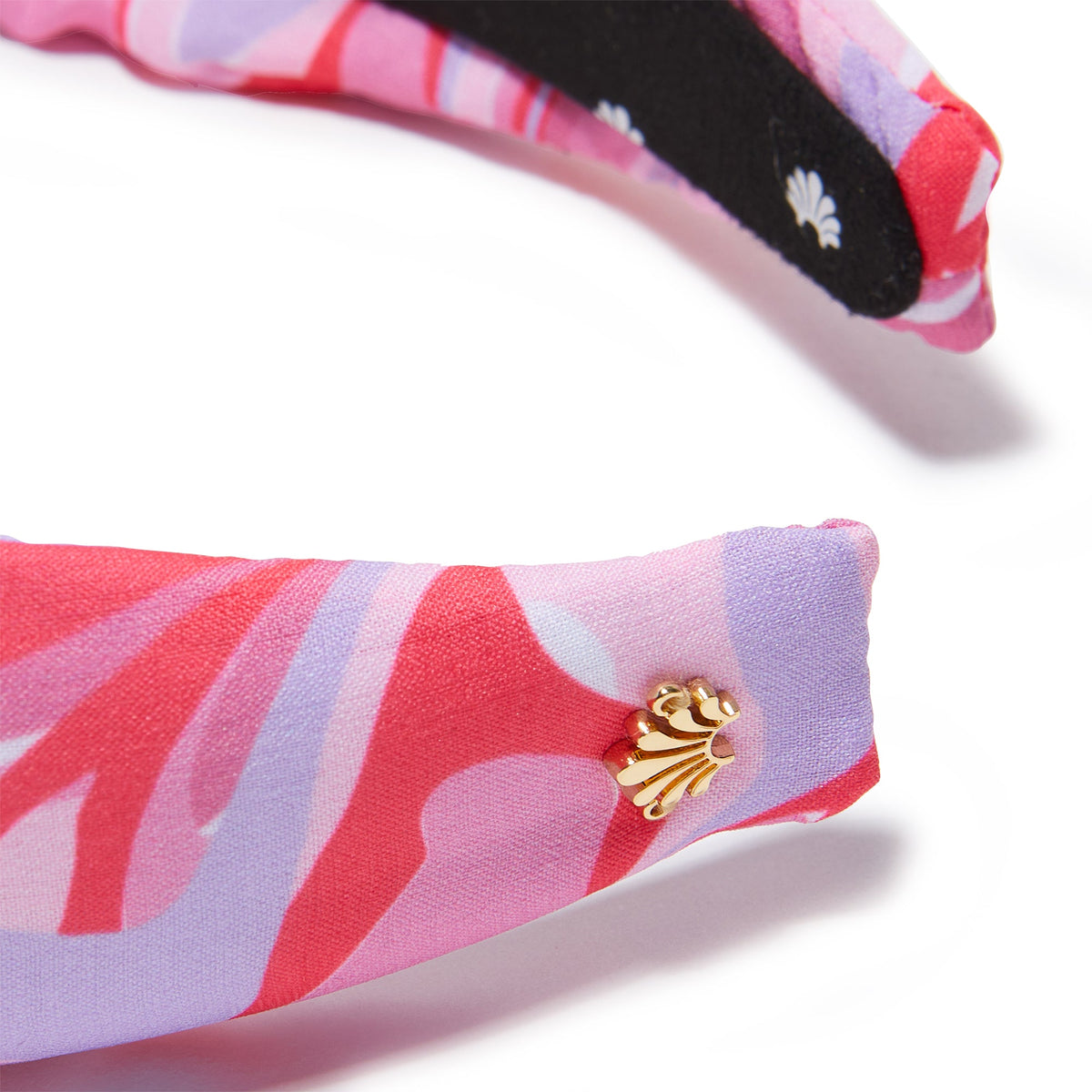 Lele Sadoughi HEADBANDS ONE SIZE / ROSADO MARBLE ROSADO MARBLE PRINTED KNOTTED HEADBAND