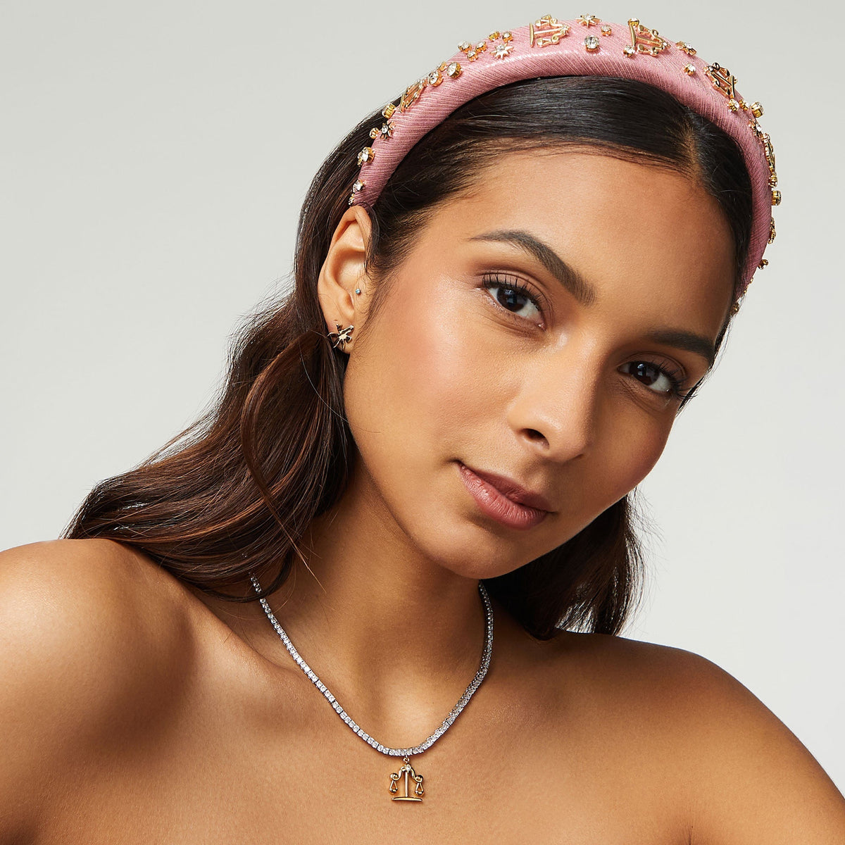 Lele Sadoughi HEADBANDS ONE SIZE / ROSE GOLD ROSE GOLD LIBRA ALICE HEADBAND