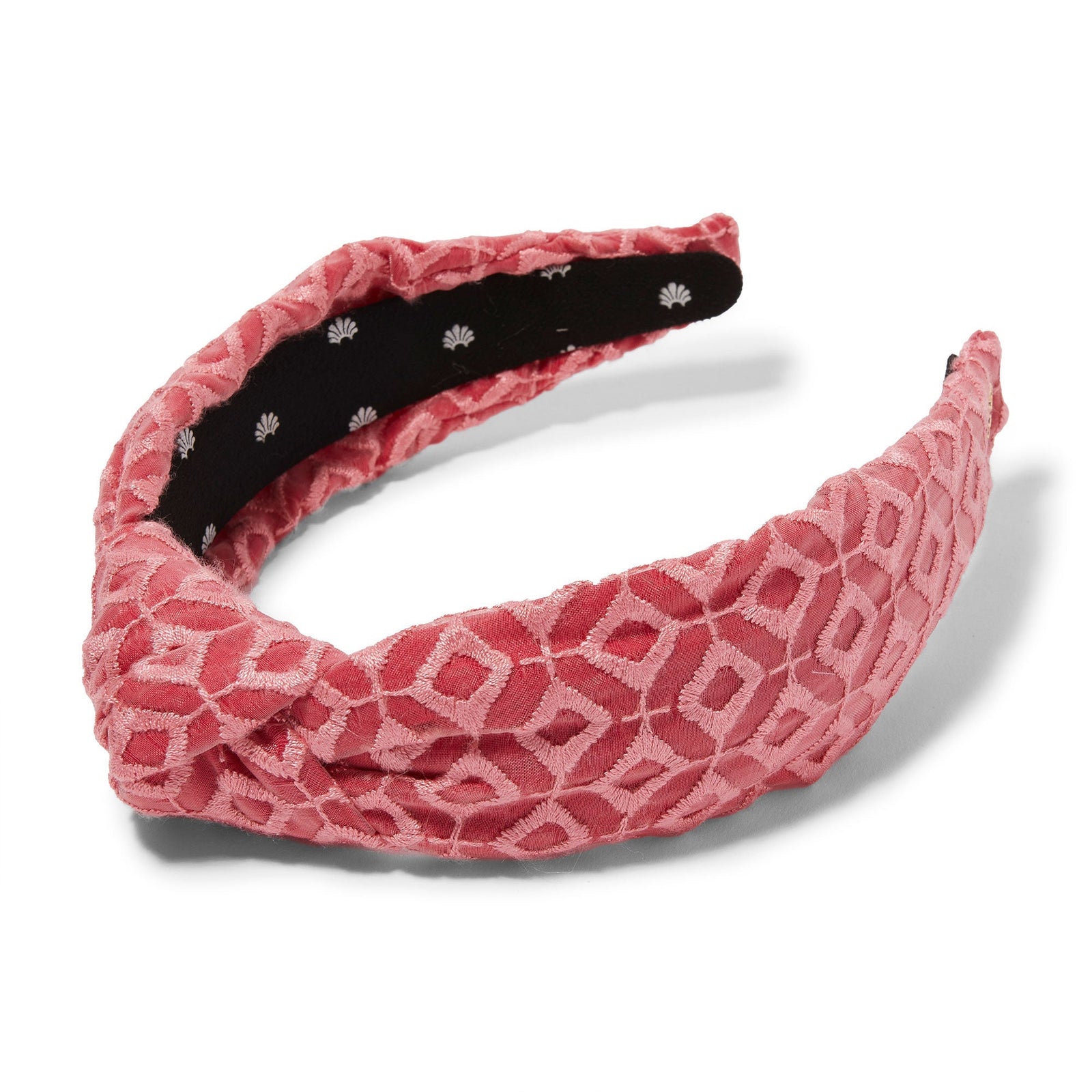 Lele Sadoughi HEADBANDS ONE SIZE / SARDINIA SUNRISE SARDINIA SUNRISE MOSAIC EYELET KNOTTED HEADBAND