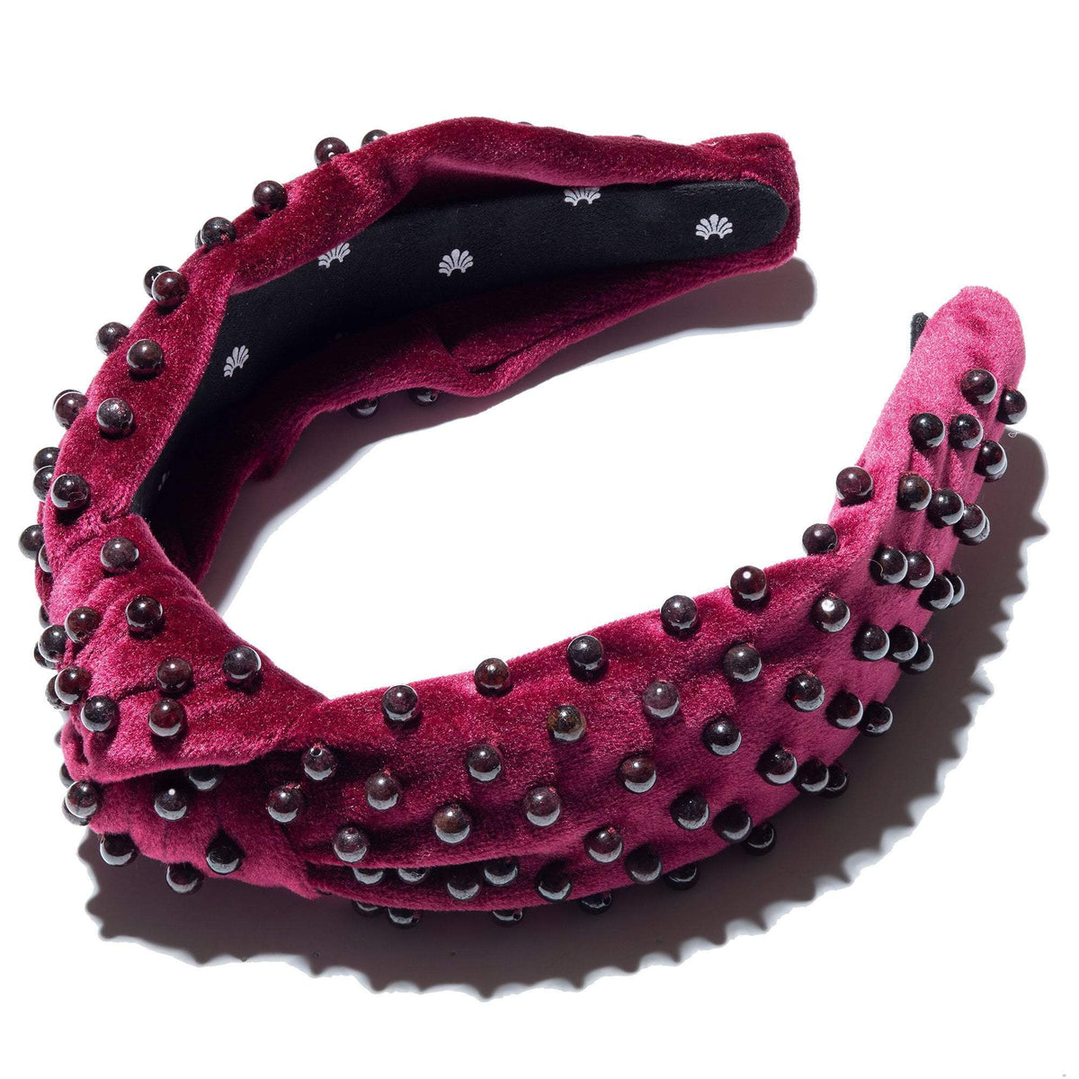 Lele Sadoughi HEADBANDS OS / GARNET JANUARY GARNET BEADED HEADBAND