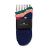Lele Sadoughi HOSIERY ONE SIZE / MIDNIGHT FOREST MIDNIGHT FOREST SET OF 3 COUNTRY CLUB ANKLE SOCKS