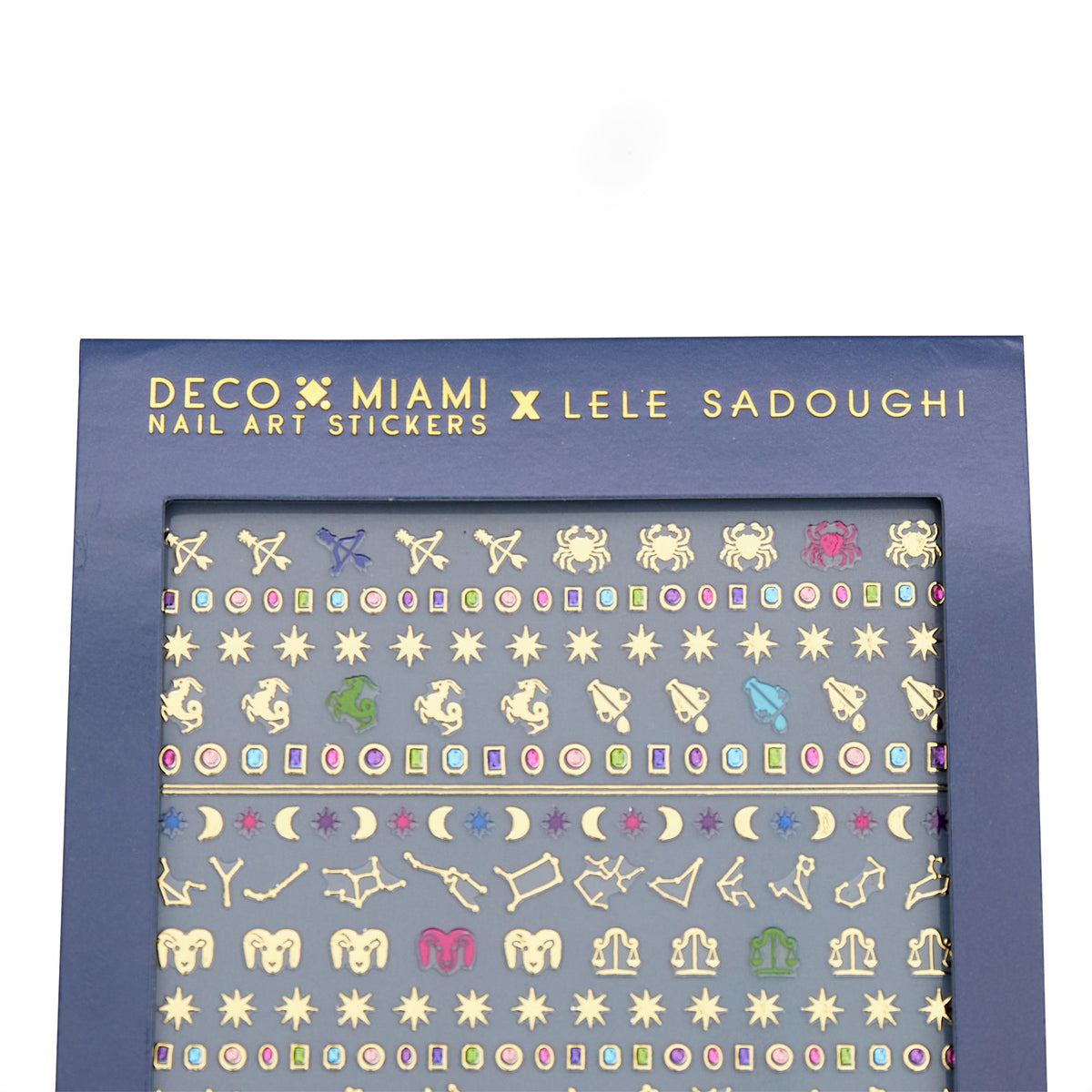 Lele Sadoughi ONE SIZE / ZODIAC & BIRTHSTONE LELE X DECO ZODIAC & BIRTHSTONE MIAMI NAIL ART STICKERS