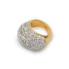 Lele Sadoughi RINGS ONE SIZE CRYSTAL PAVE DOME RING