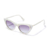Lele Sadoughi SUNGLASSES ONE SIZE MOTHER OF PEARL DOWNTOWN CAT-EYE SUNGLASSES